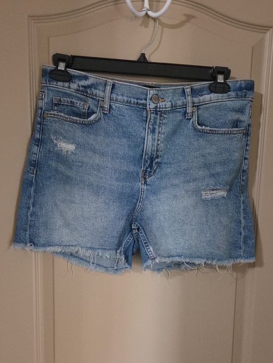 Banana Republic Pants - Banana Republic Light Wash Distressed Denim Cutoff Shorts